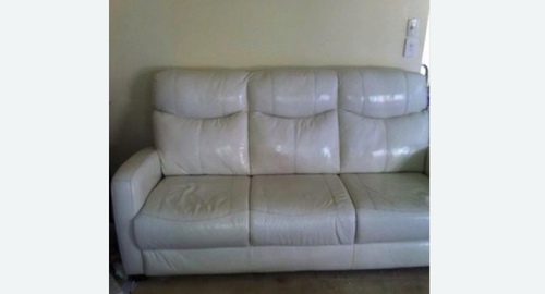 Химчистка кожаного дивана. Каспийск